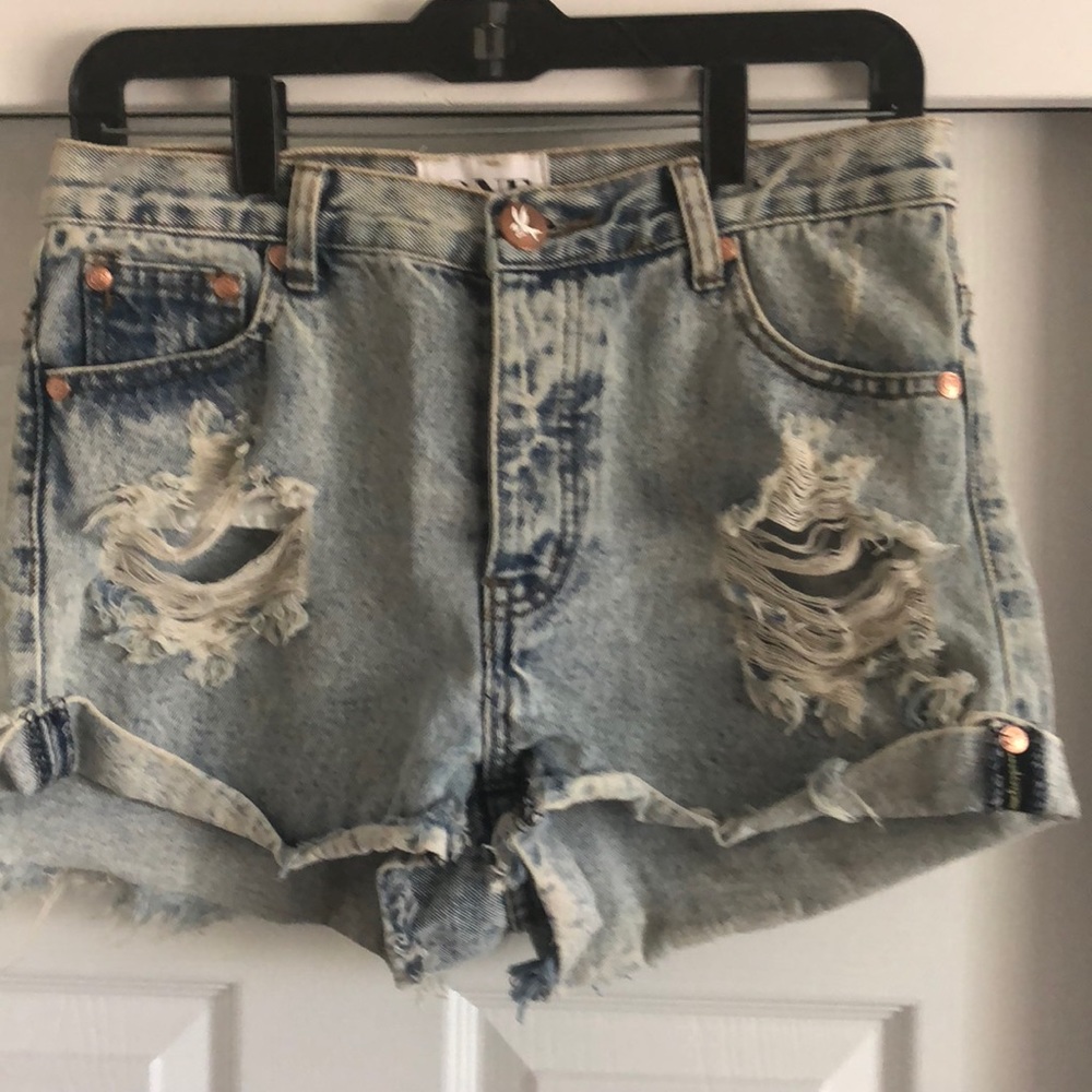 NWOT One Teaspoon High Waisted Paradise Hawks 28